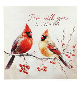 Faithworks Premier Cardinal Word Block - I Am With You