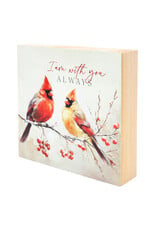 Faithworks Premier Cardinal Word Block - I Am With You