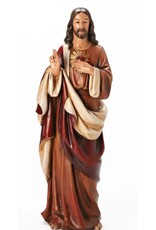 Roman Sacred Heart of Jesus Statue (18")