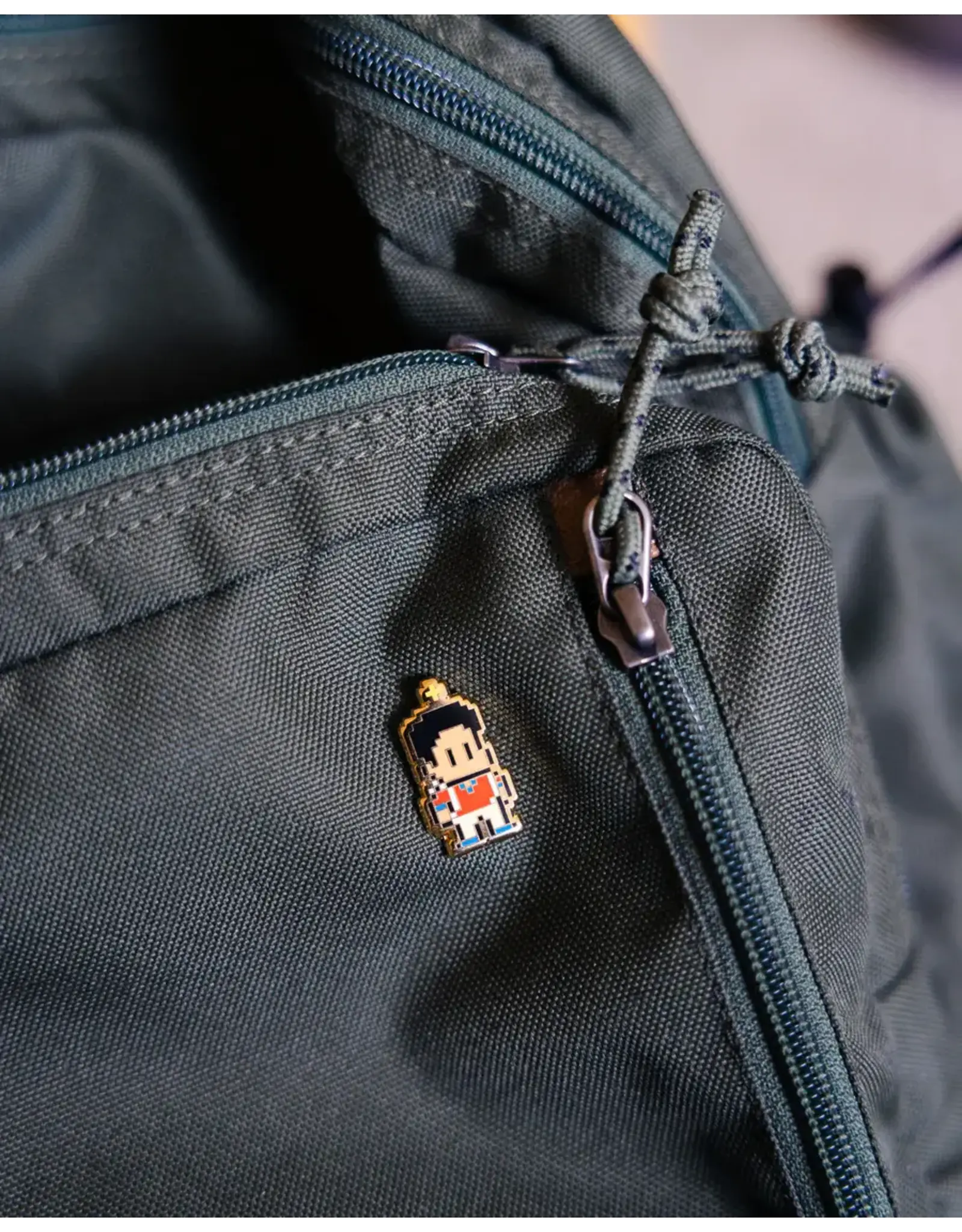 Saint Sprites Carlo Acutis Retro Video Game Pin, Enamel