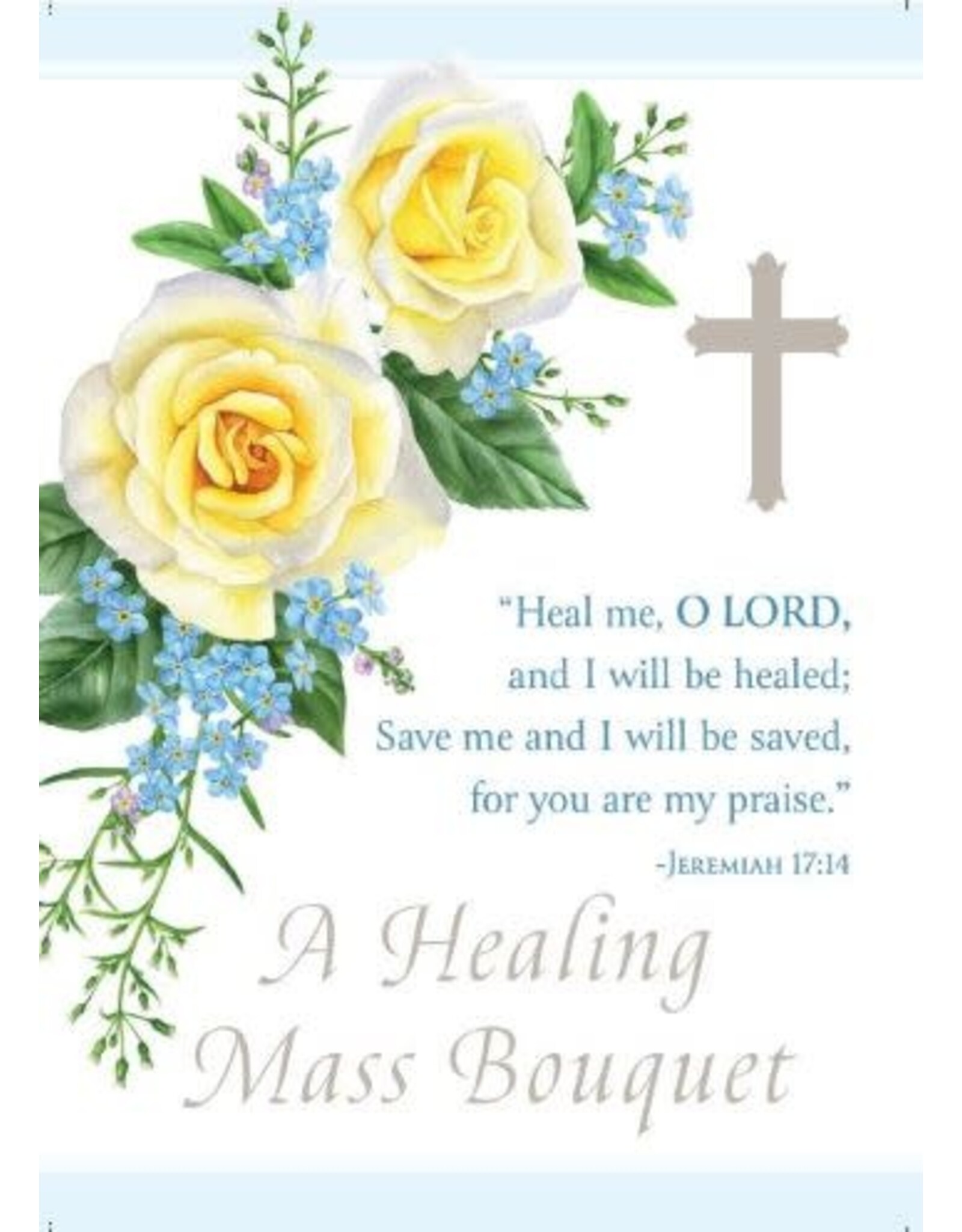 Barton Cotton Mass Cards - Healing Mass Bouquet(50)