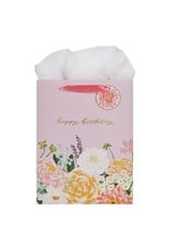 Christian Art Gifts Gift Bag - Happy Birthday Lilac Floral (Medium)