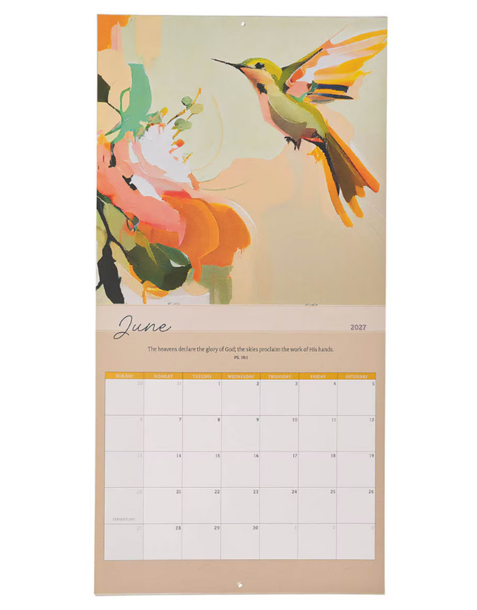 Christian Art Gifts 2027 Wall Calendar - Everything Beautiful Large - Ecclesiastes 3:11