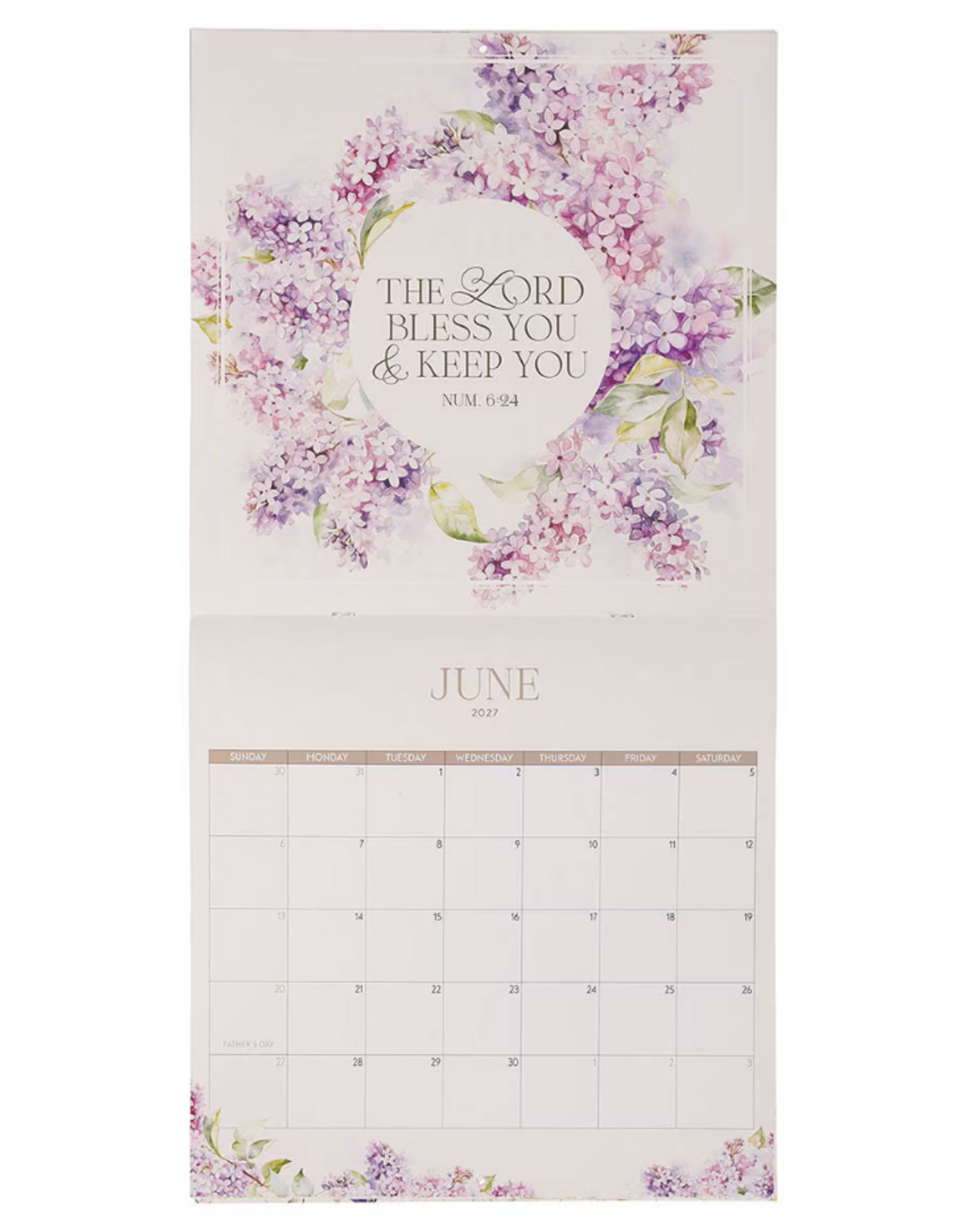 Christian Art Gifts 2027 Wall Calendar - This is The Day Large - Psalm 118:24