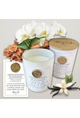 Abbey & CA Gift Candle - Anniversary Blessings Vanilla Orchid & Sandalwood, 7 oz.