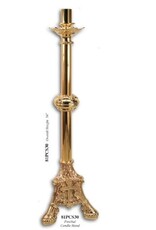 Regal Paschal Candlestick, 54" H, 15" Base, Combination Finish
