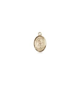 Bliss St. Louise de Marillac Medal - 14kt Gold Filled, Oval Patron Series (Small)