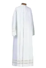 Gaiser (Beau Veste) Alb #GA62 Polyester, Medium Weight, White Embroidery -