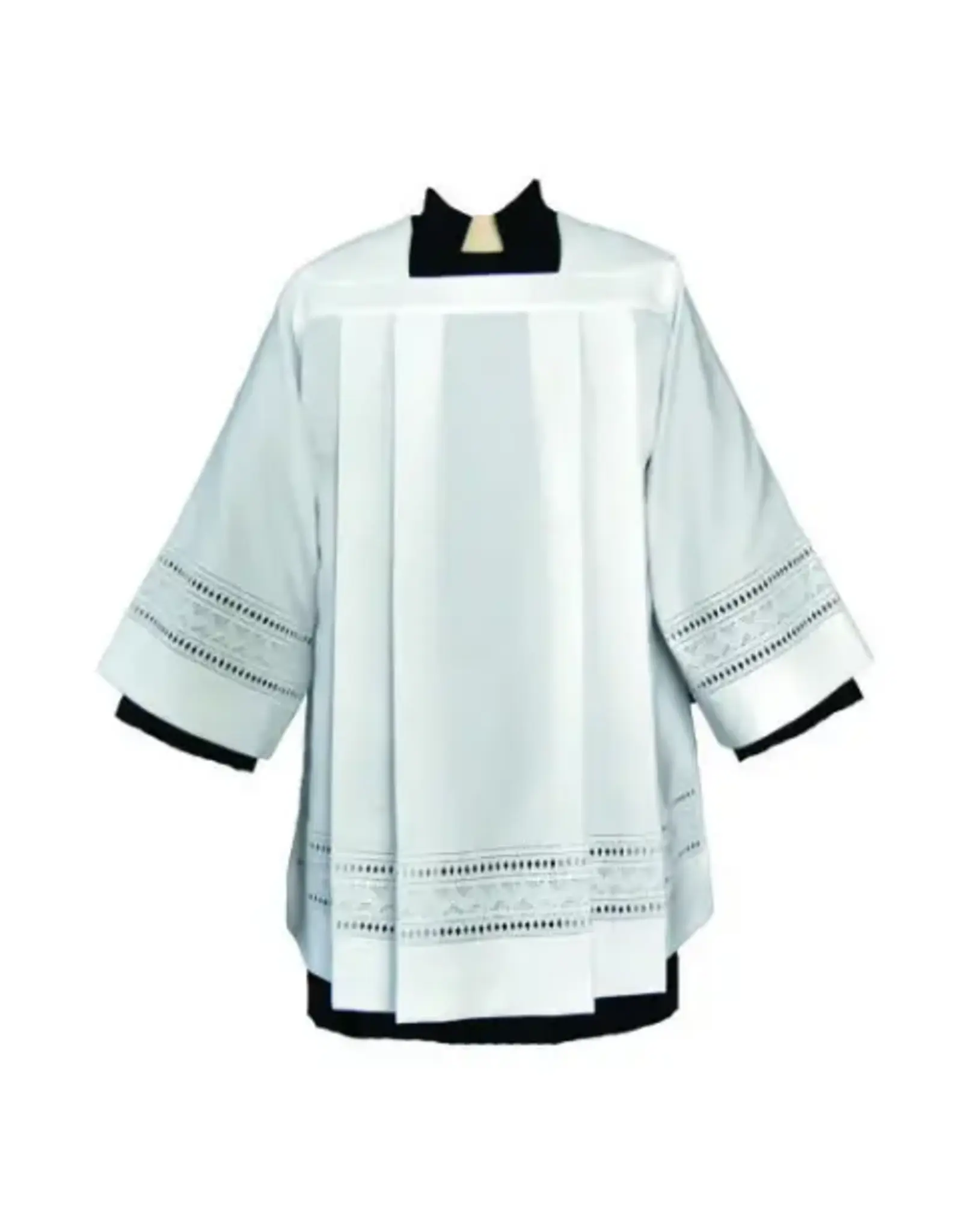 Gaiser (Beau Veste) Surplice #4661 Polyester Poplin with Embroidered Eyelet -