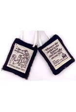 Religious Art Scapular - Brown (100% Wool)