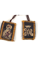 Religious Art Scapular - Our Lady of Mount Carmel, Cloth (1"x1.75")