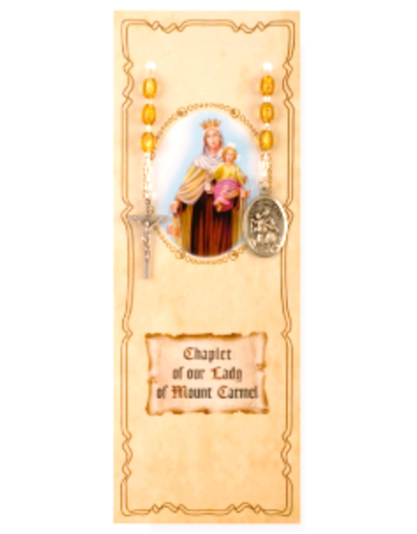 Religious Art Chaplet - Our Lady of Mt. Carmel