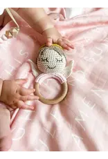 Lily & Lamb Guardian Angel Rattle (Girl)