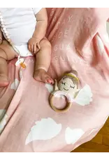 Lily & Lamb Guardian Angel Rattle (Girl)