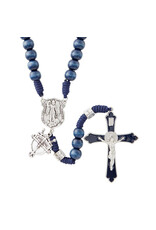 Christian Brands Catholic Paracord Rosary - St. Michael, Blue