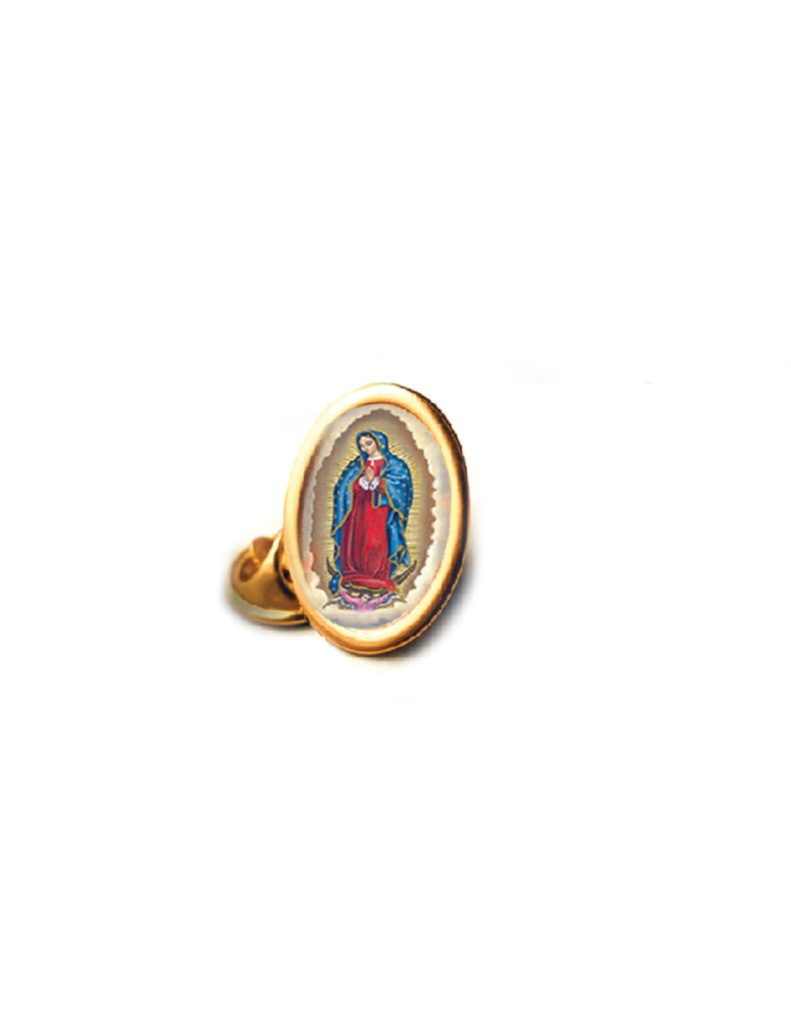 San Francis Lapel Pin - Our Lady of Guadalupe, Gold