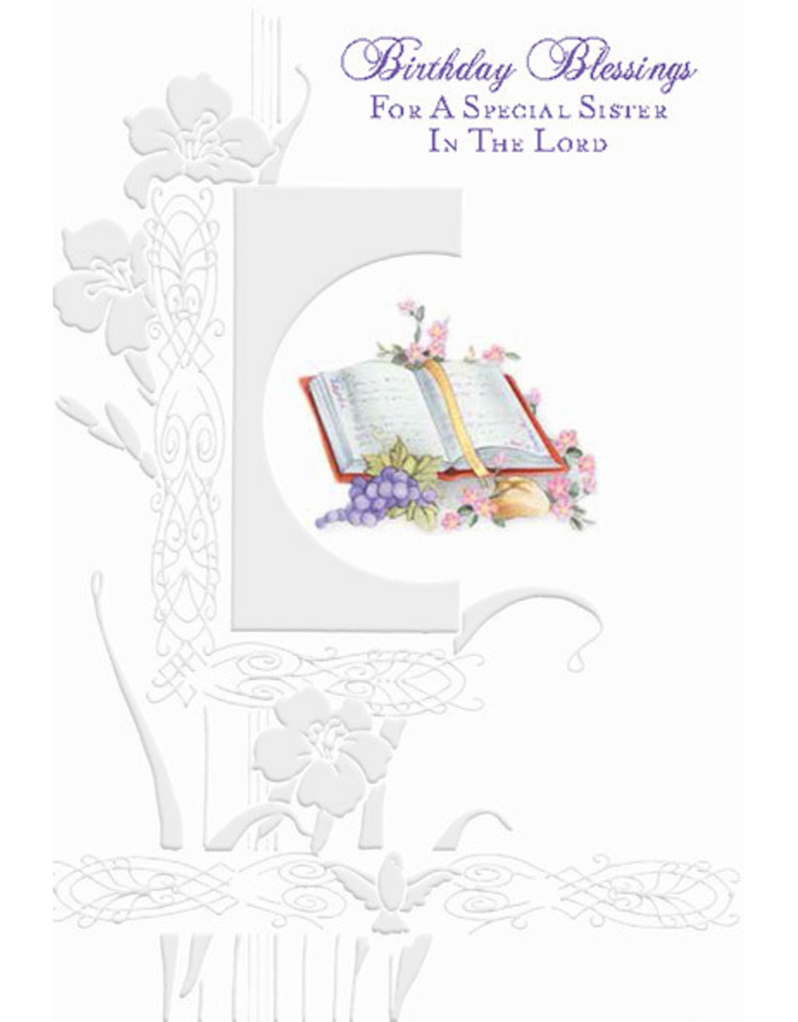 Greetings of Faith Card - Birthday, Sister in the Lord (Nun)