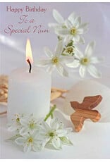 Greetings of Faith Card - Birthday, Special Nun