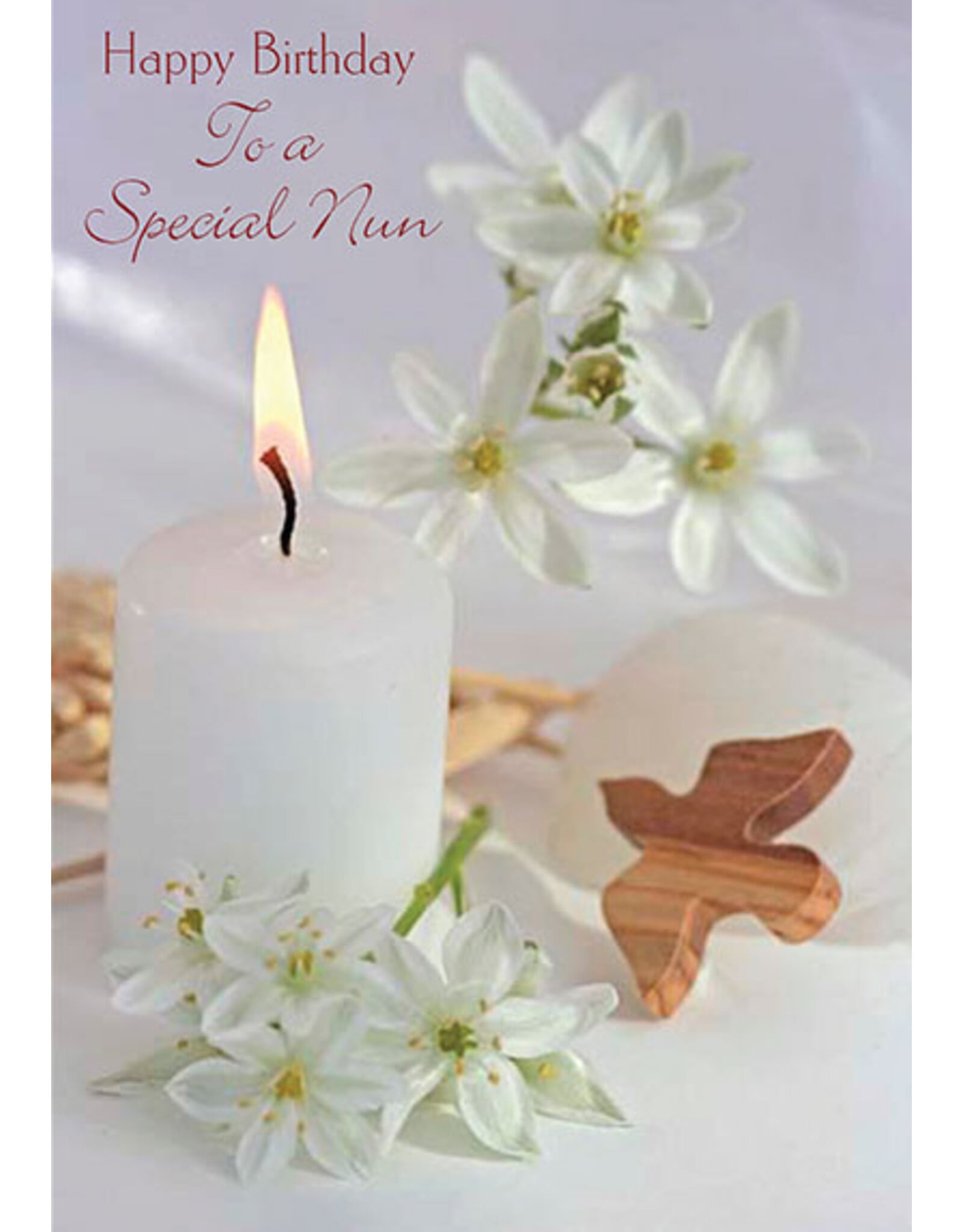 Greetings of Faith Card - Birthday, Special Nun
