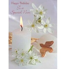 Greetings of Faith Card - Birthday, Special Nun