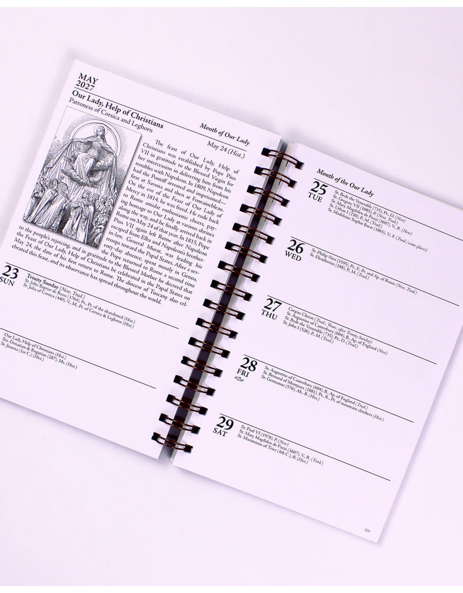 Tan Books (St. Benedict Press) 2027 Saints Calendar & 16-Month Planner