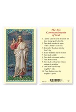 Hirten Holy Card, Laminated - Ten Commandments