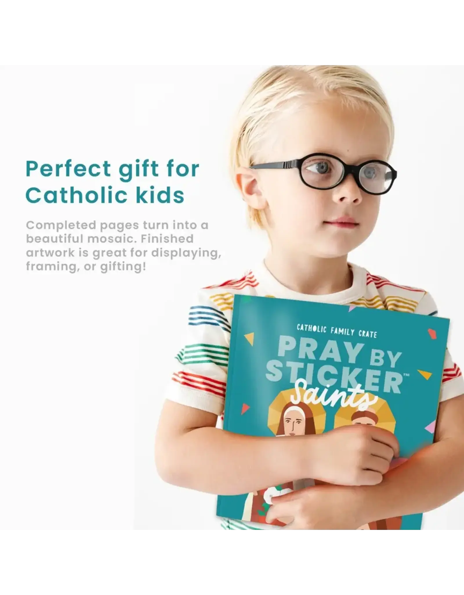 Catholic Family Crate Pray by Sticker: Saints