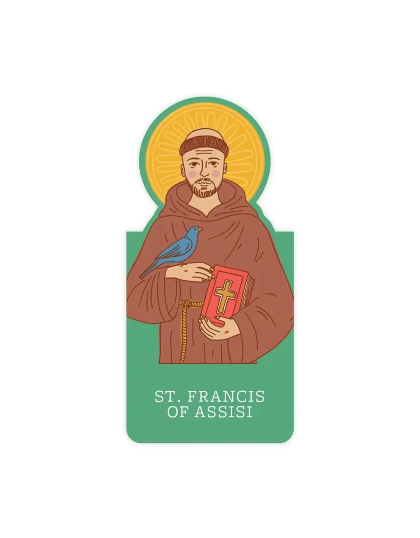 Catholic Family Crate Holy Men Magnetic Bookmarks