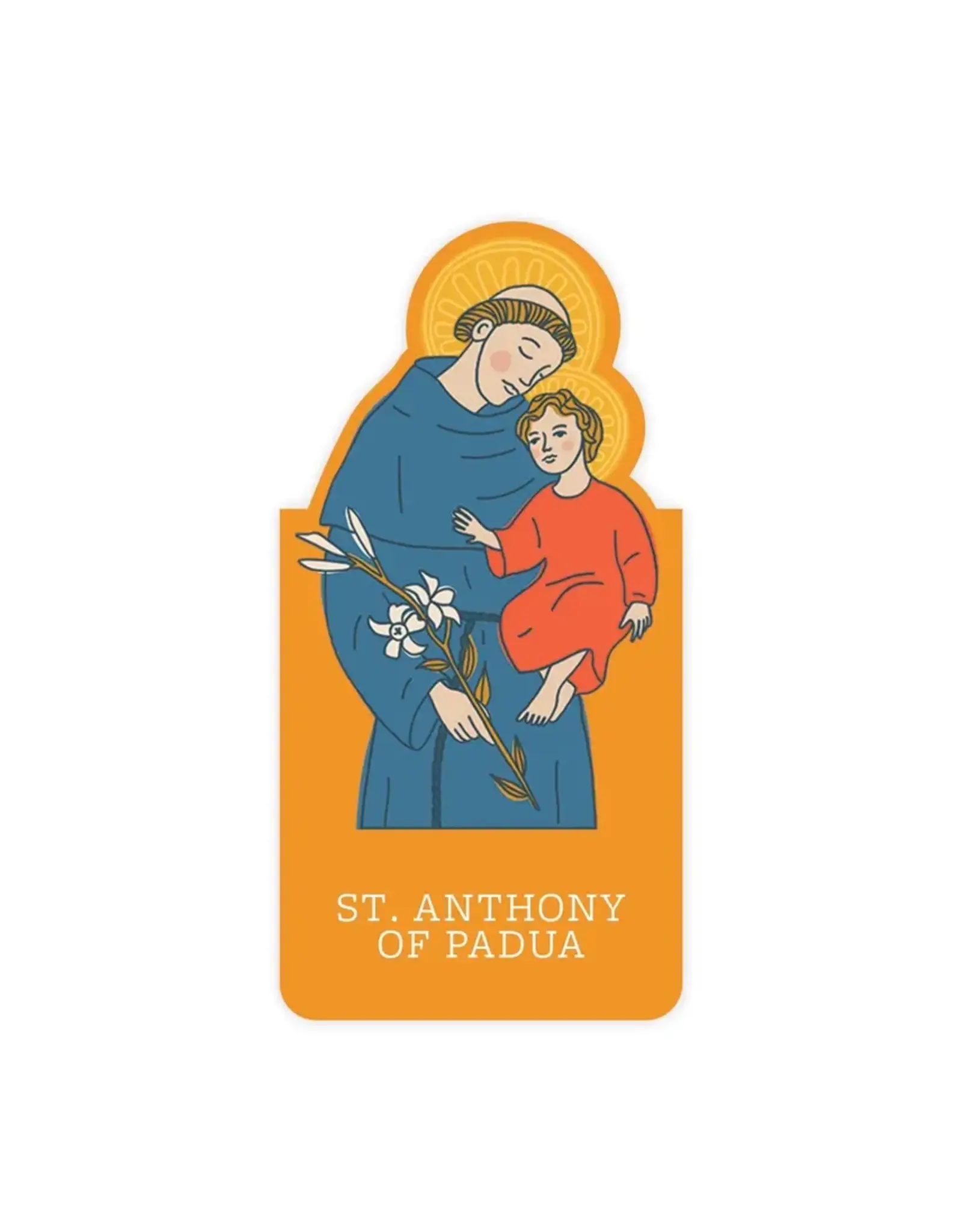 Catholic Family Crate Holy Men Magnetic Bookmarks