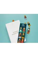 Catholic Family Crate Holy Men Magnetic Bookmarks