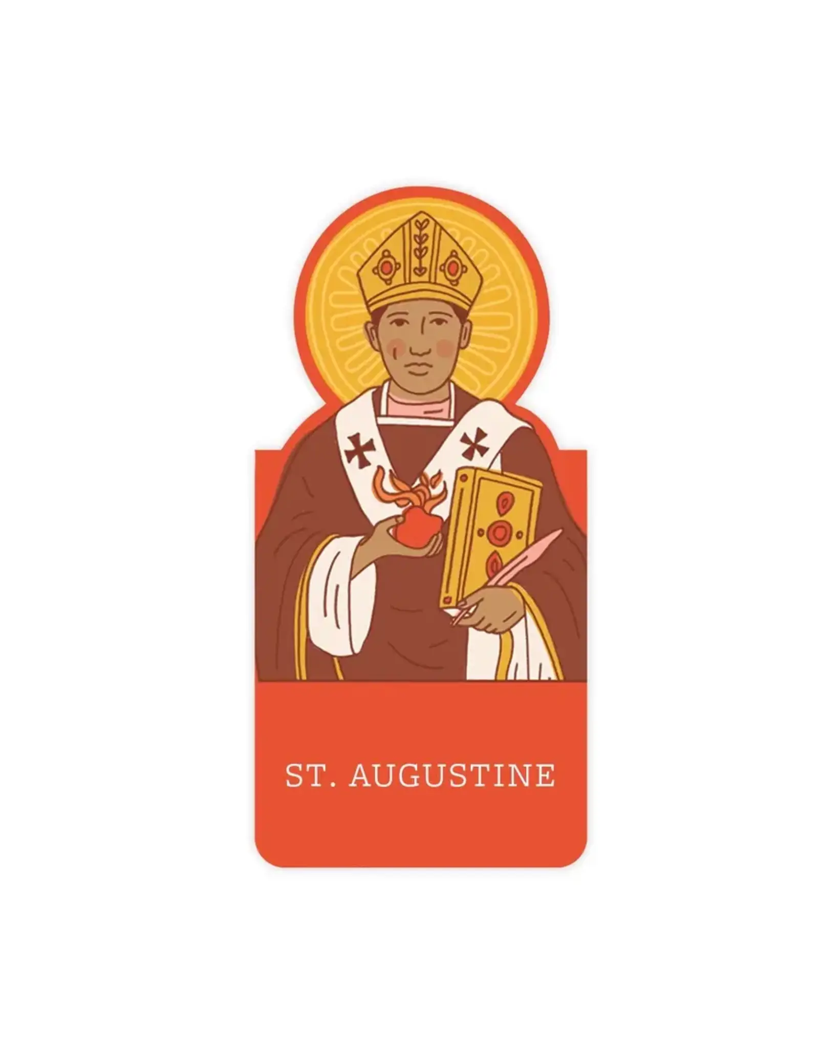 Catholic Family Crate Holy Men Magnetic Bookmarks