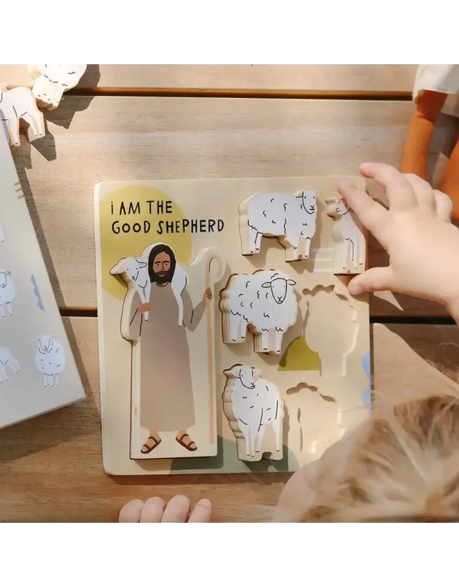 Be a Heart Good Shepherd Wooden Puzzle