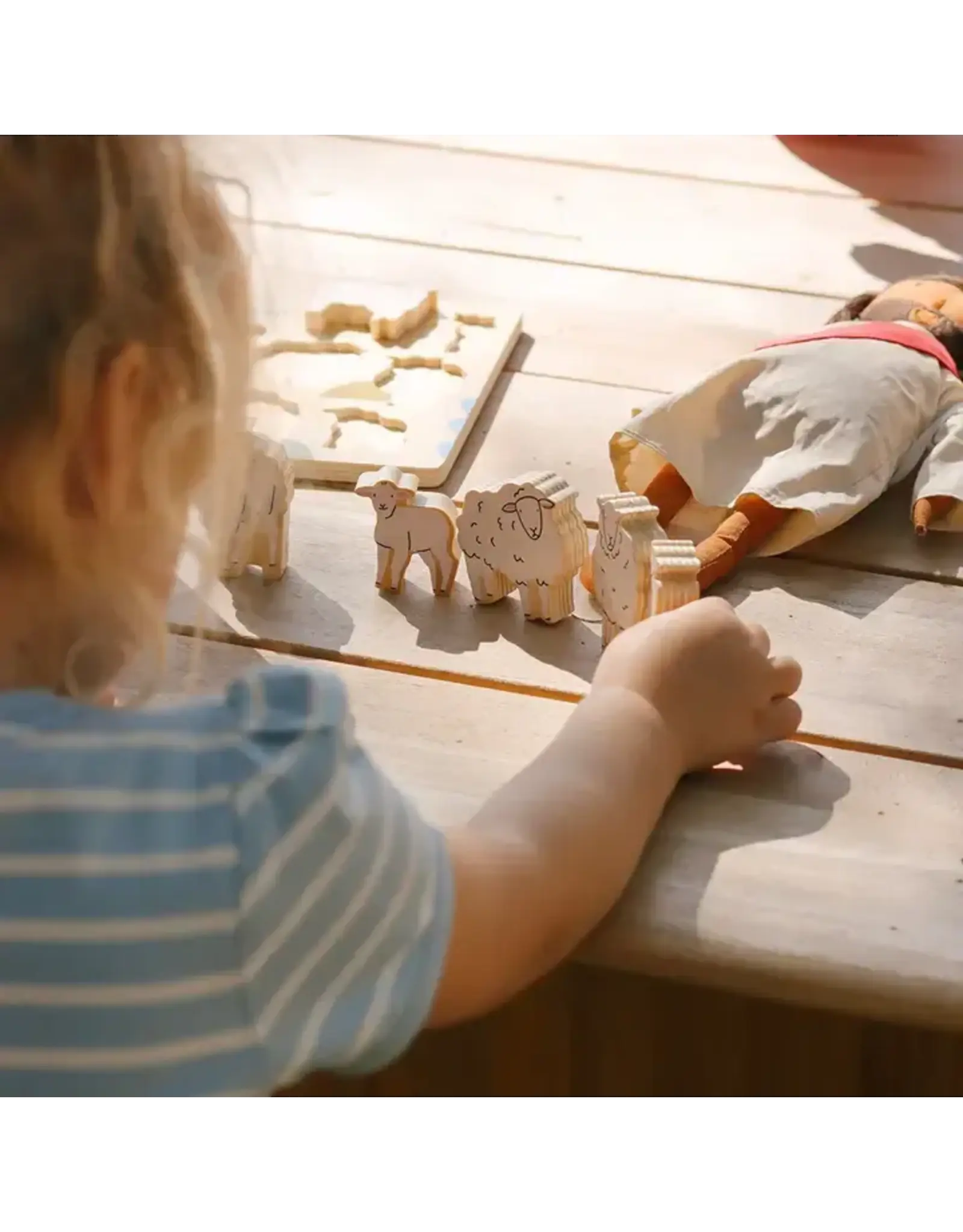 Be a Heart Good Shepherd Wooden Puzzle