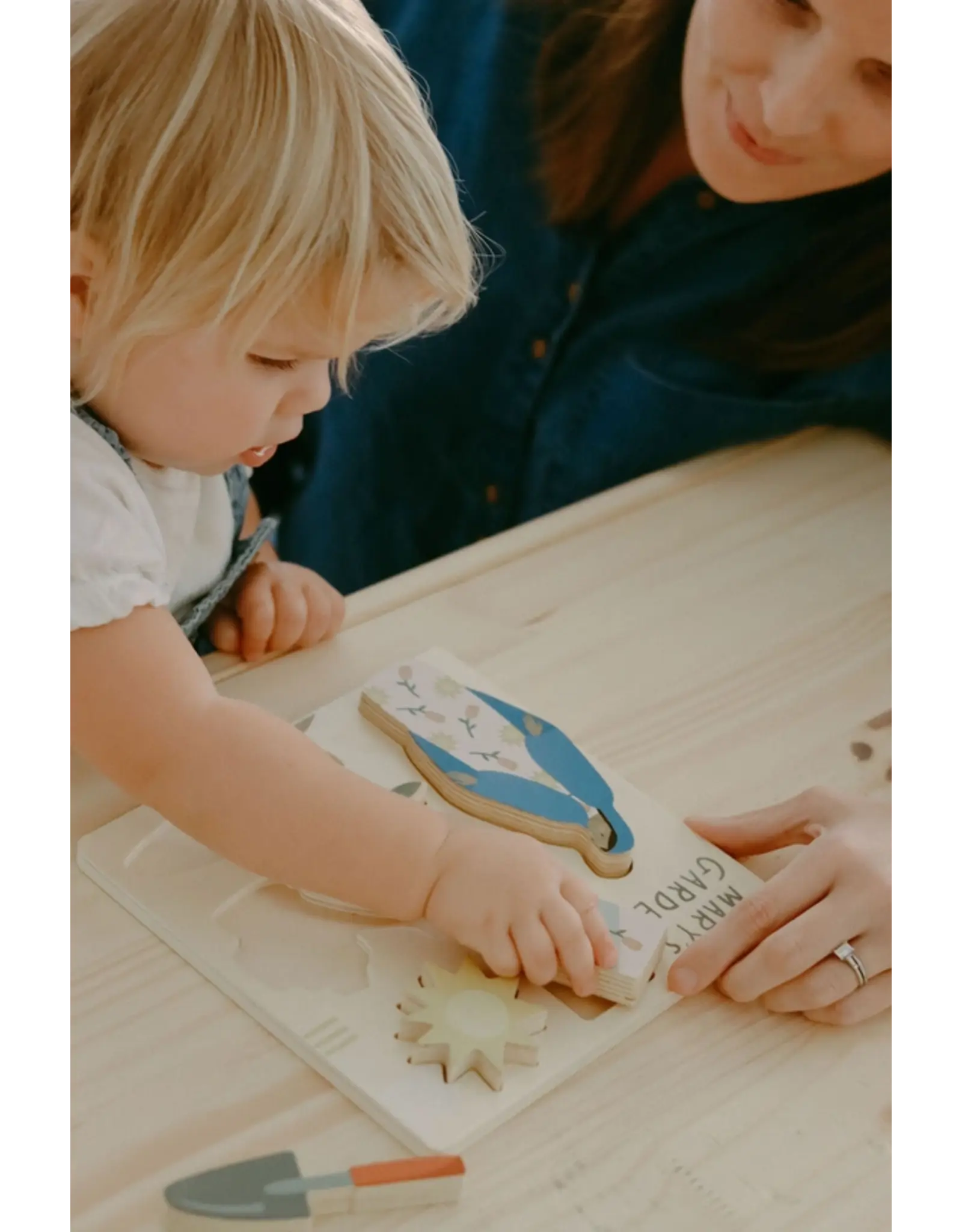 Be a Heart Mary's Garden Wooden Puzzle