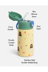 Be a Heart Jesus Water Bottle - Green