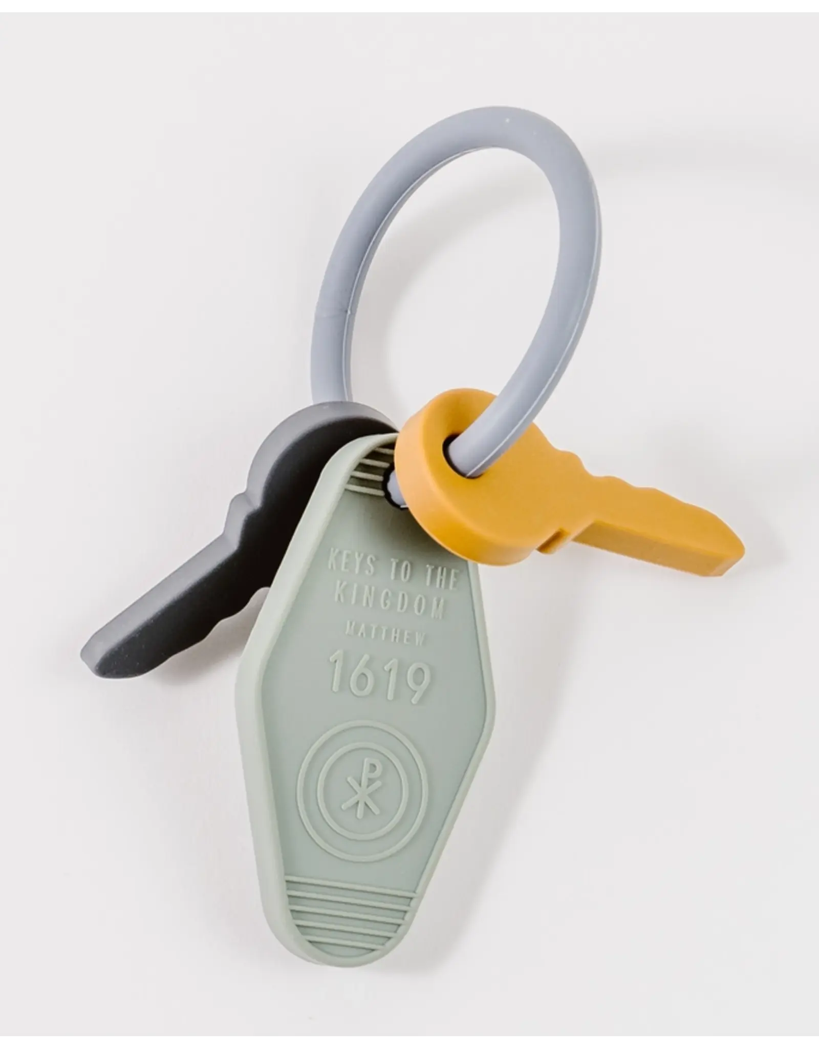 Be a Heart Keys To the Kingdom Silicone Teethers