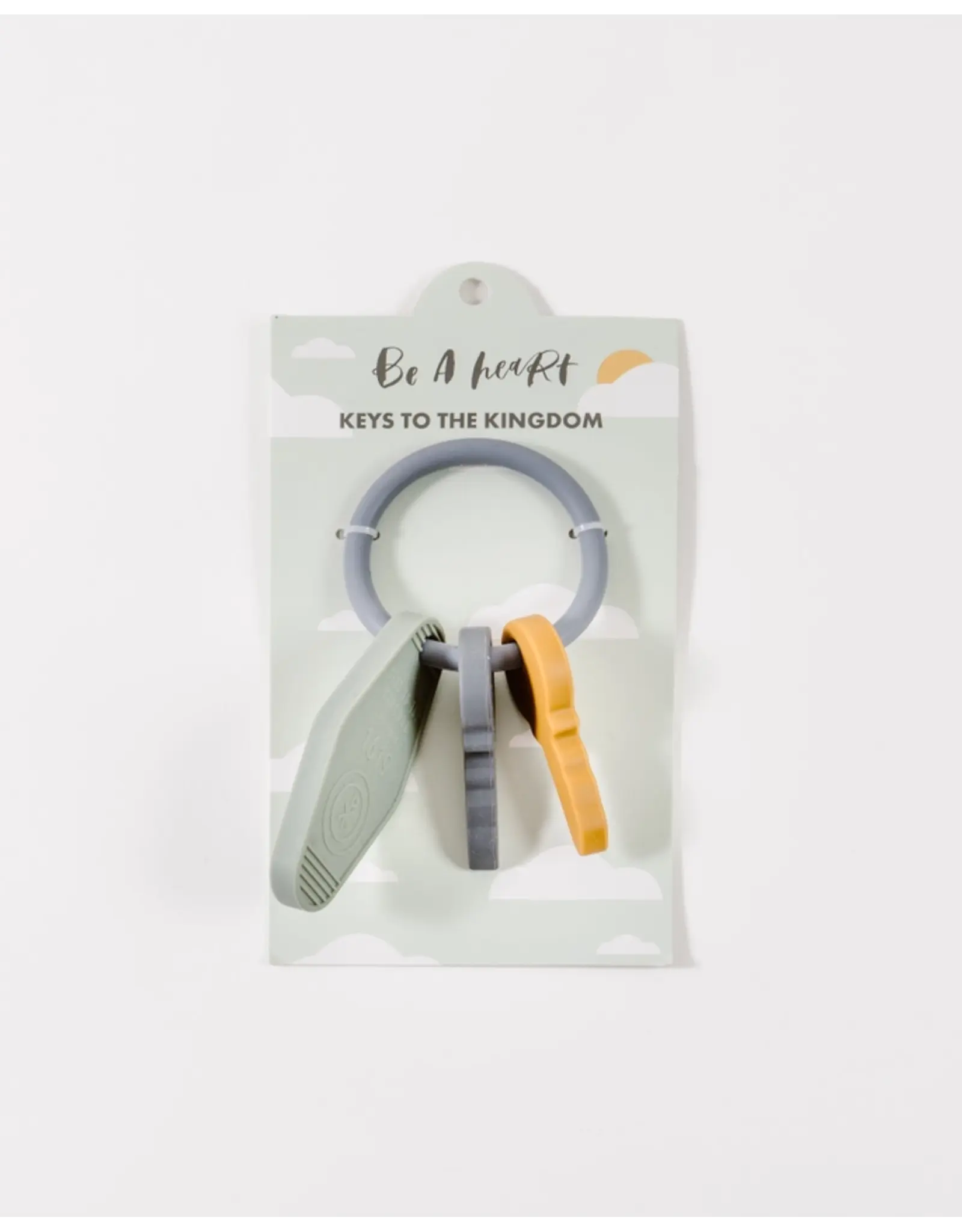 Be a Heart Keys To the Kingdom Silicone Teethers