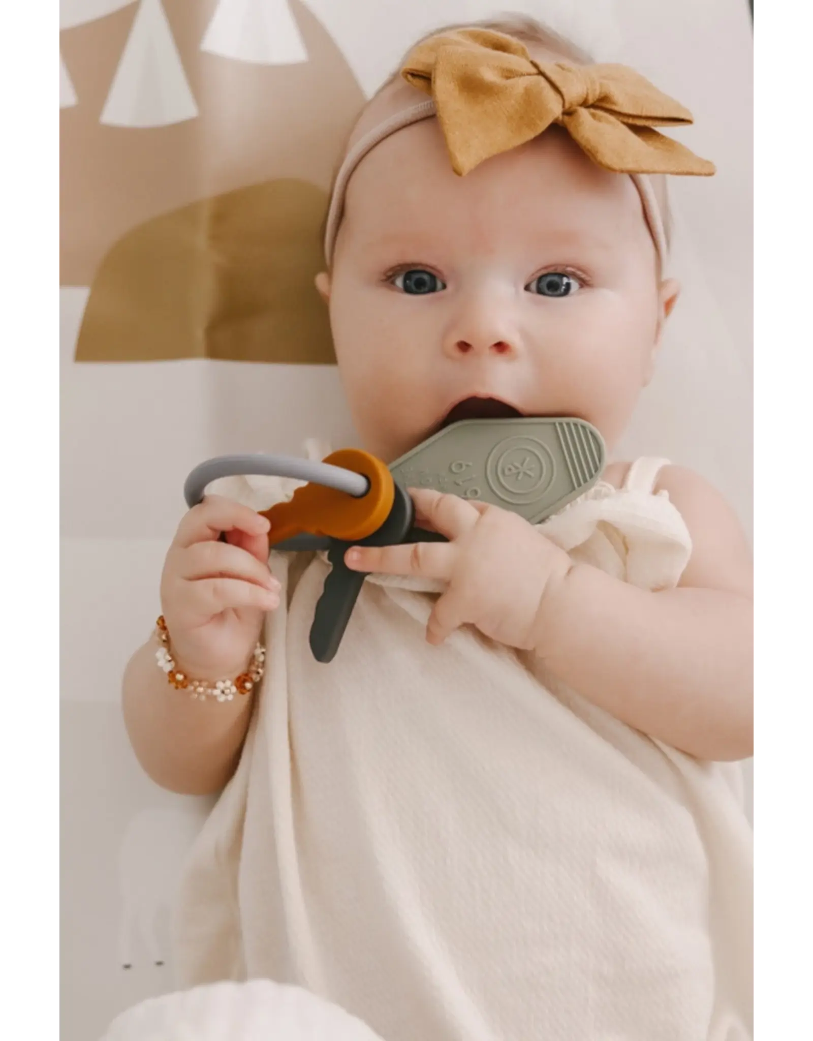 Be a Heart Keys To the Kingdom Silicone Teethers