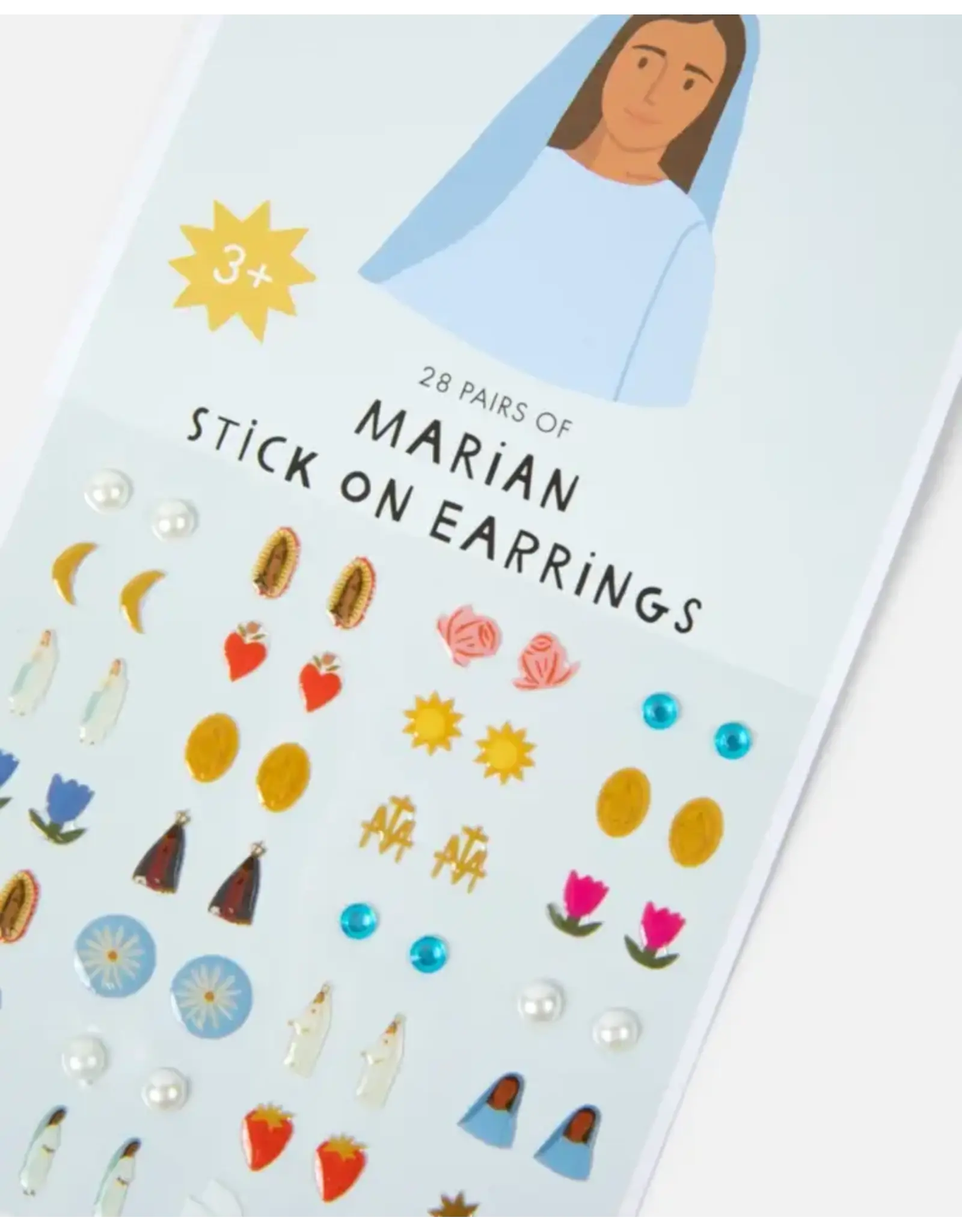 Be a Heart Marian Stick On Earrings