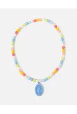 Be a Heart Miraculous Medal Plastic Children's Necklace