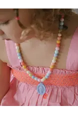 Be a Heart Miraculous Medal Plastic Children's Necklace