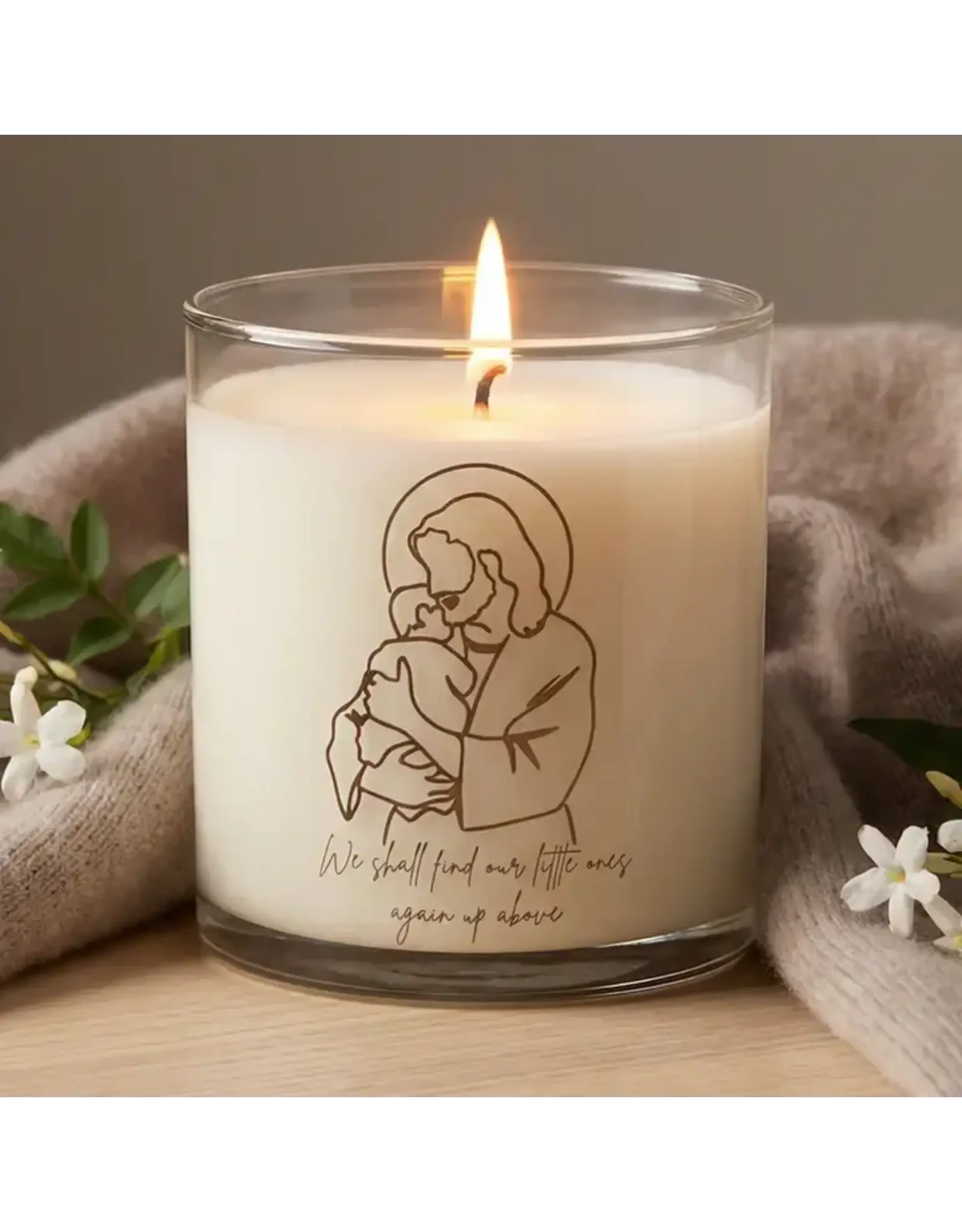Pax Rosa Infant Loss/ Miscarriage Candle, 9oz