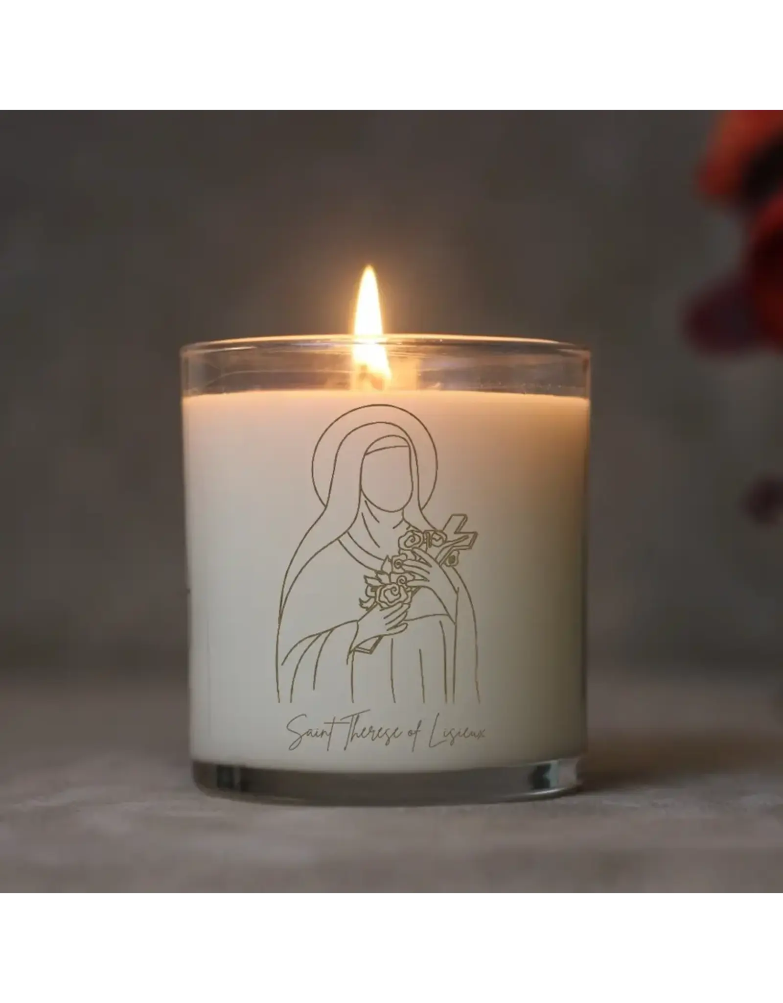 Pax Rosa Therese of Lisieux Candle, 9oz