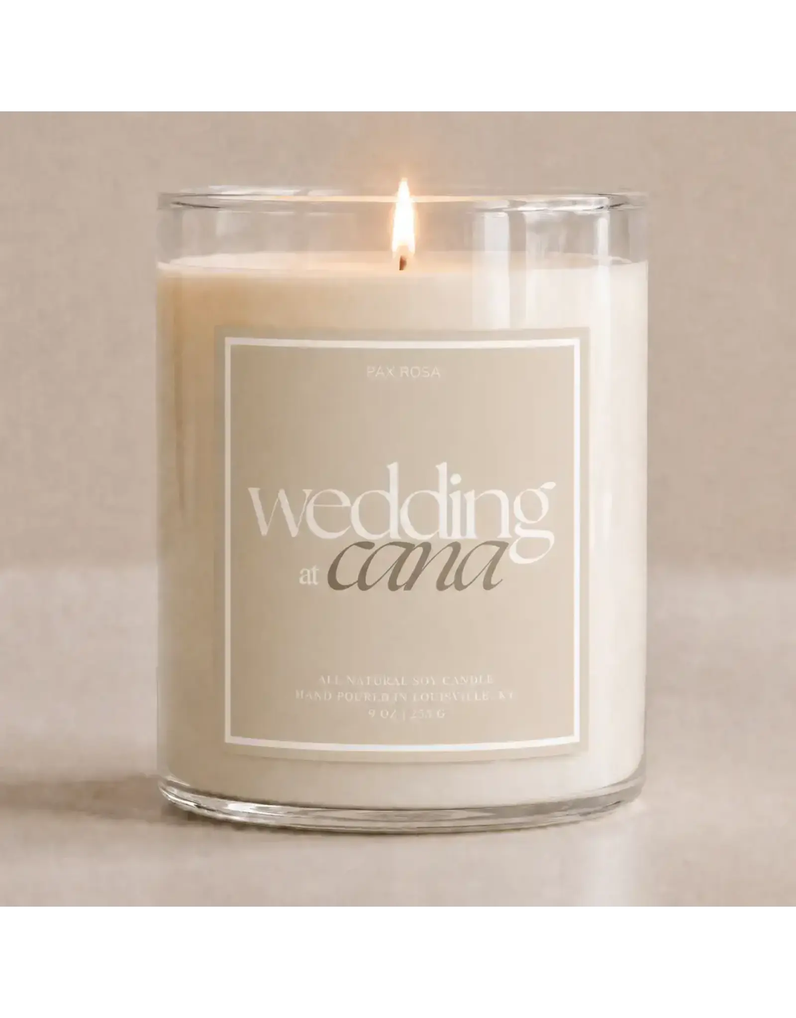 Pax Rosa Wedding At Cana Candle, 9oz