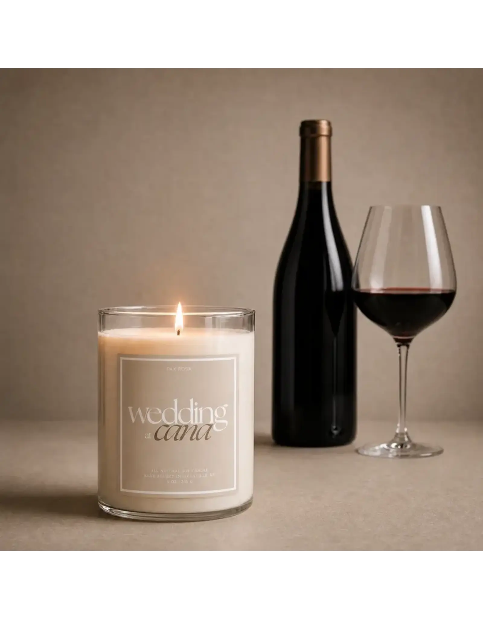 Pax Rosa Wedding At Cana Candle, 9oz