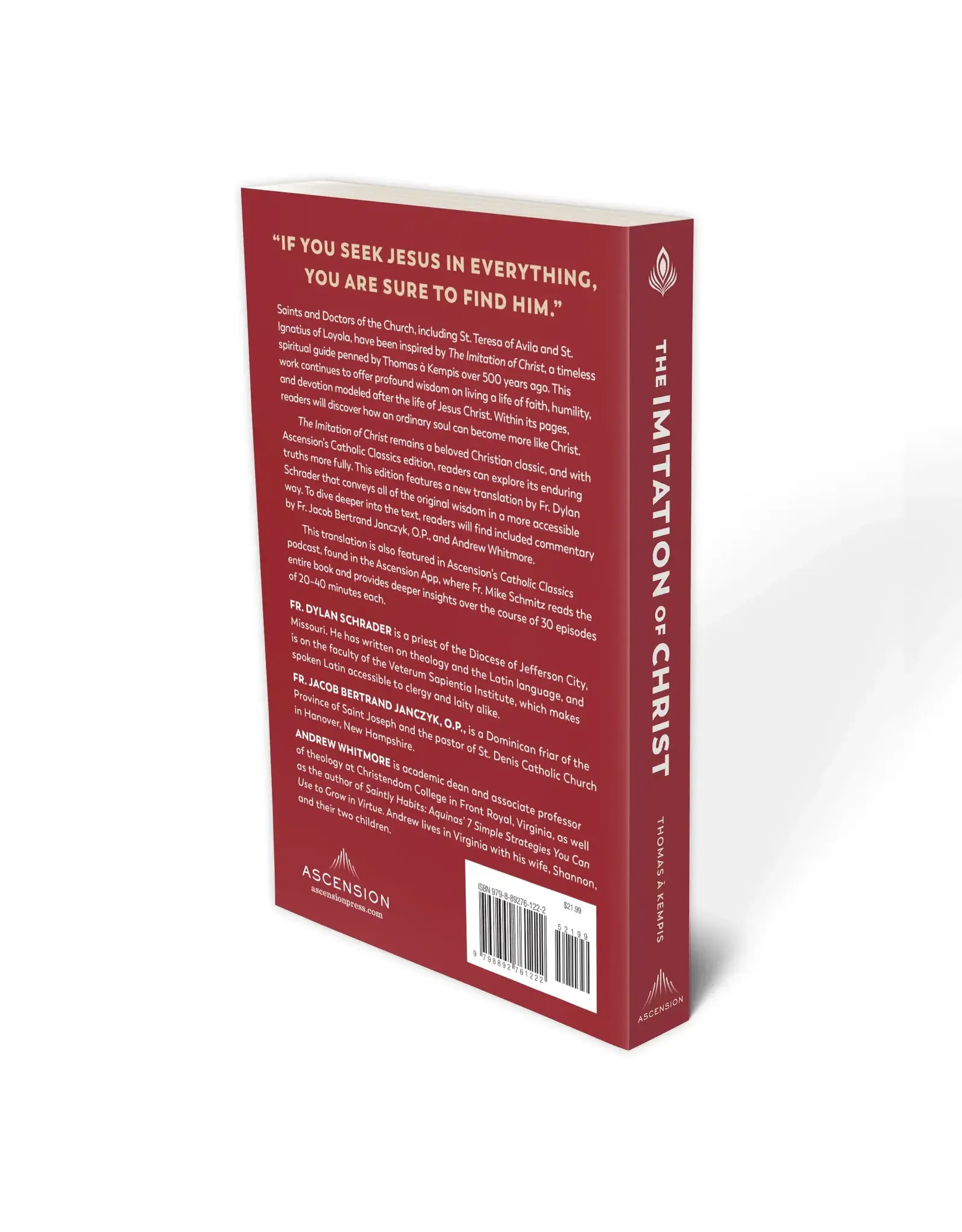 Ascension Press Imitation of Christ (Ascension Podcast Version), Paperback
