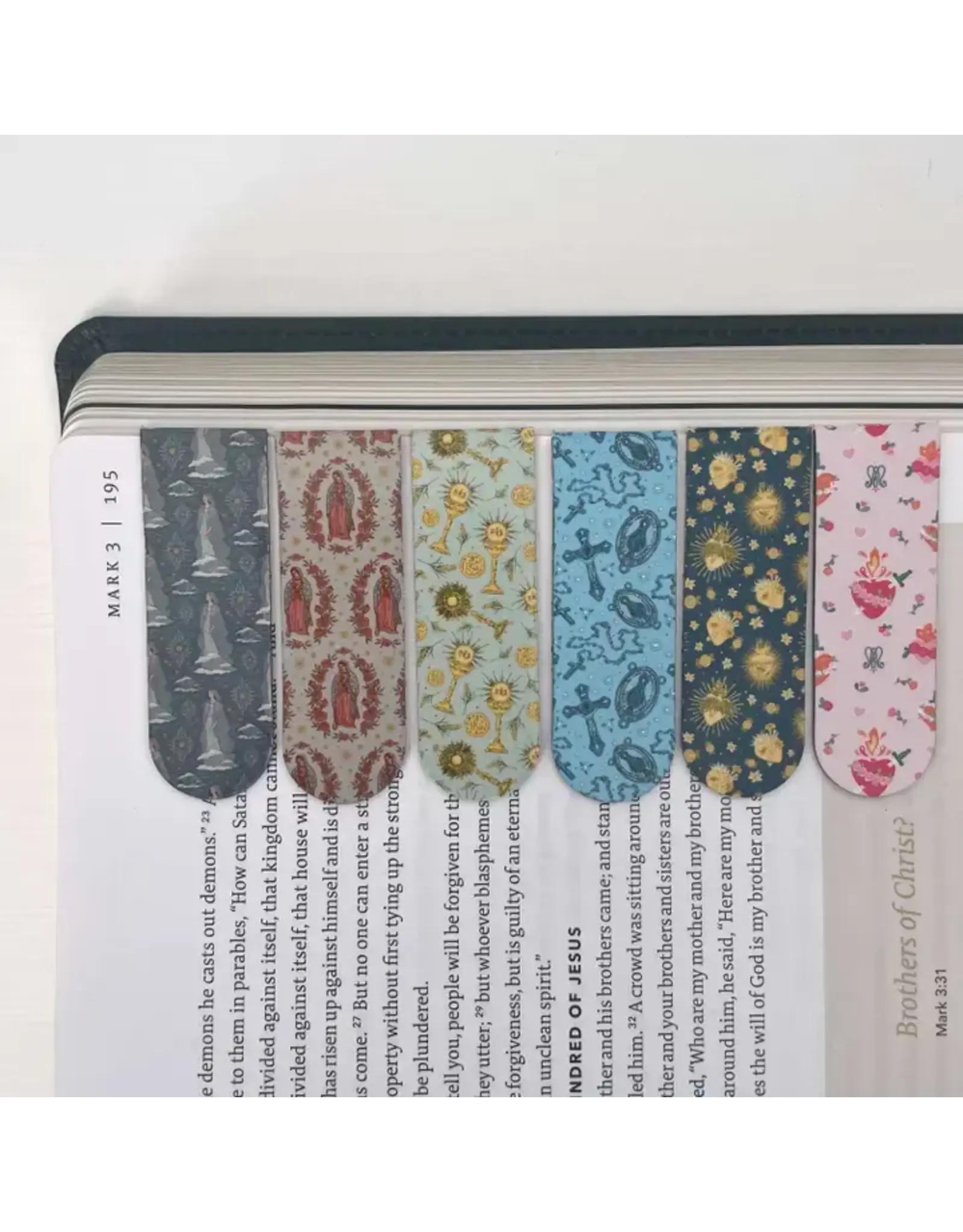 Brick House in the City Catholic Magnetic Bookmark Set