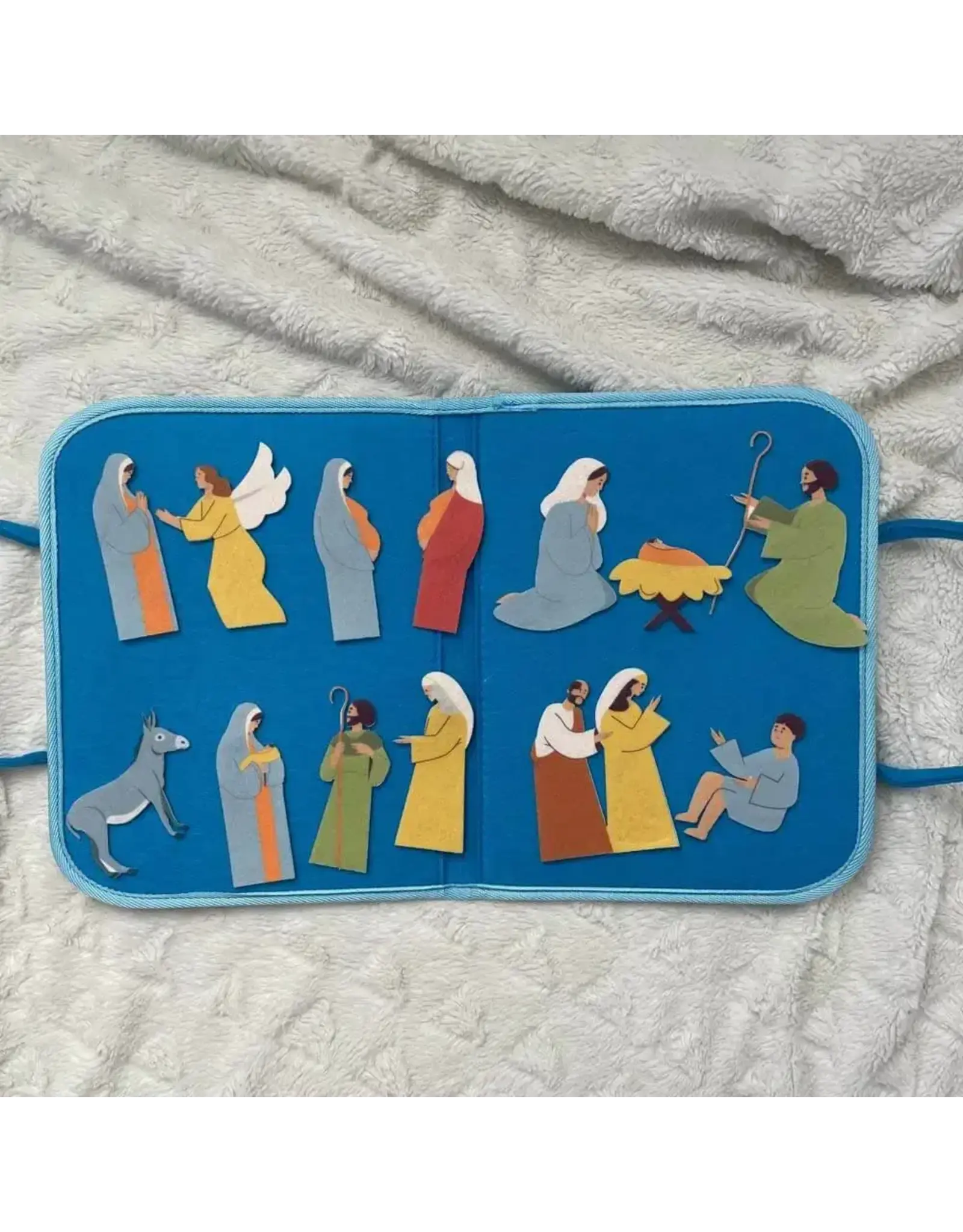 Brick House in the City Joyful Mysteries of the Rosary Felt Book Kit