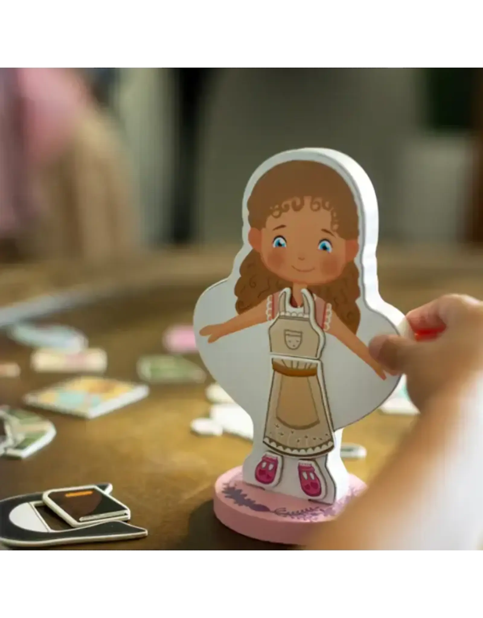 Saintly Heart St. Thérèse Magnetic Wooden Dress-Up Doll Set