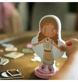Saintly Heart St. Thérèse Magnetic Wooden Dress-Up Doll Set